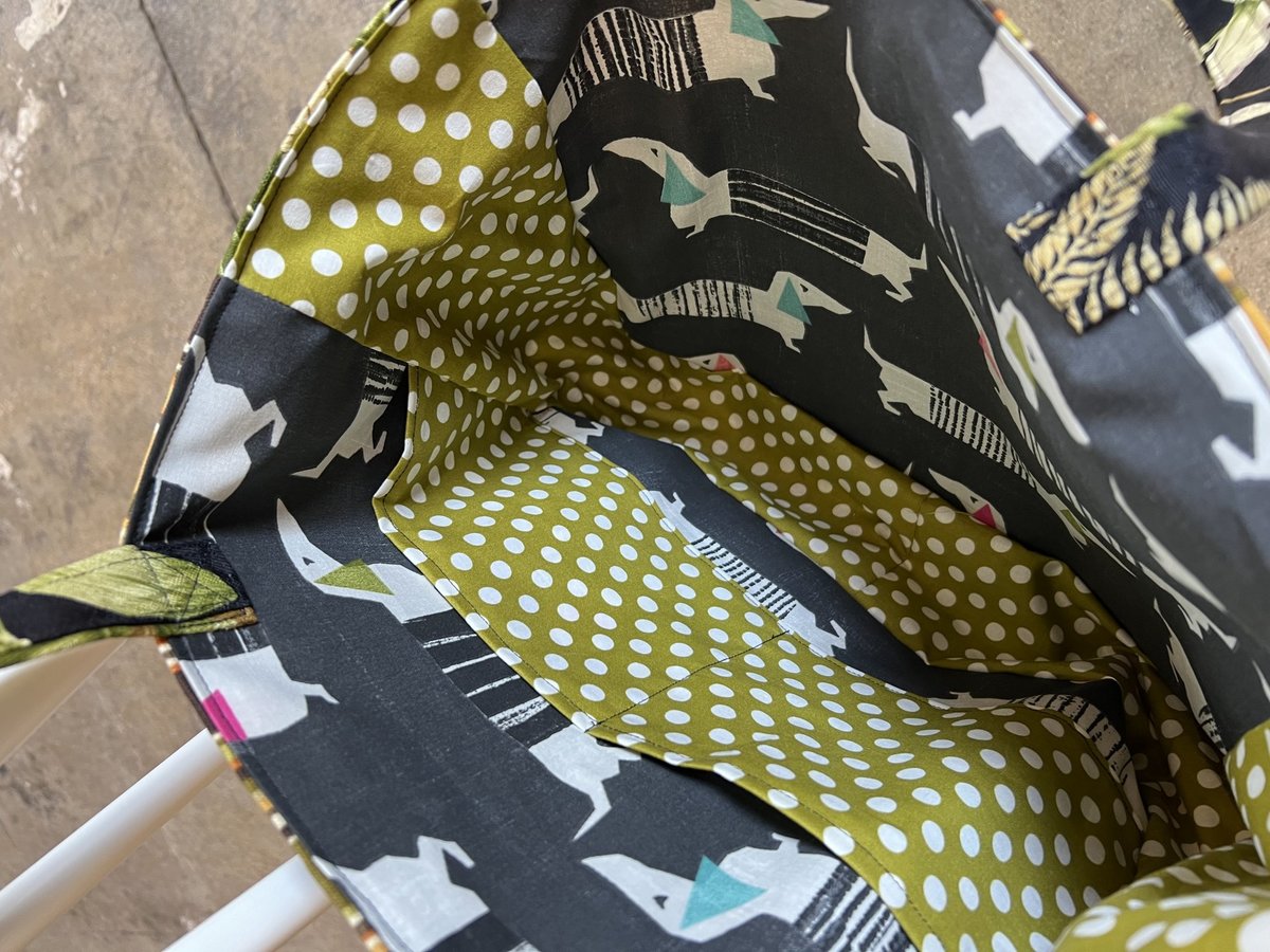 Dachshund market bag