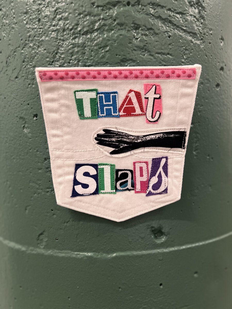That slaps art collage patch