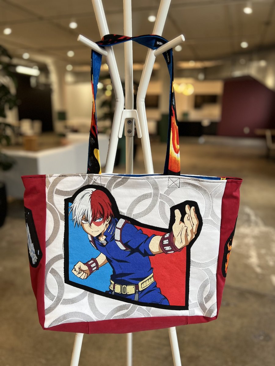 My hero academia tshirt market bag
