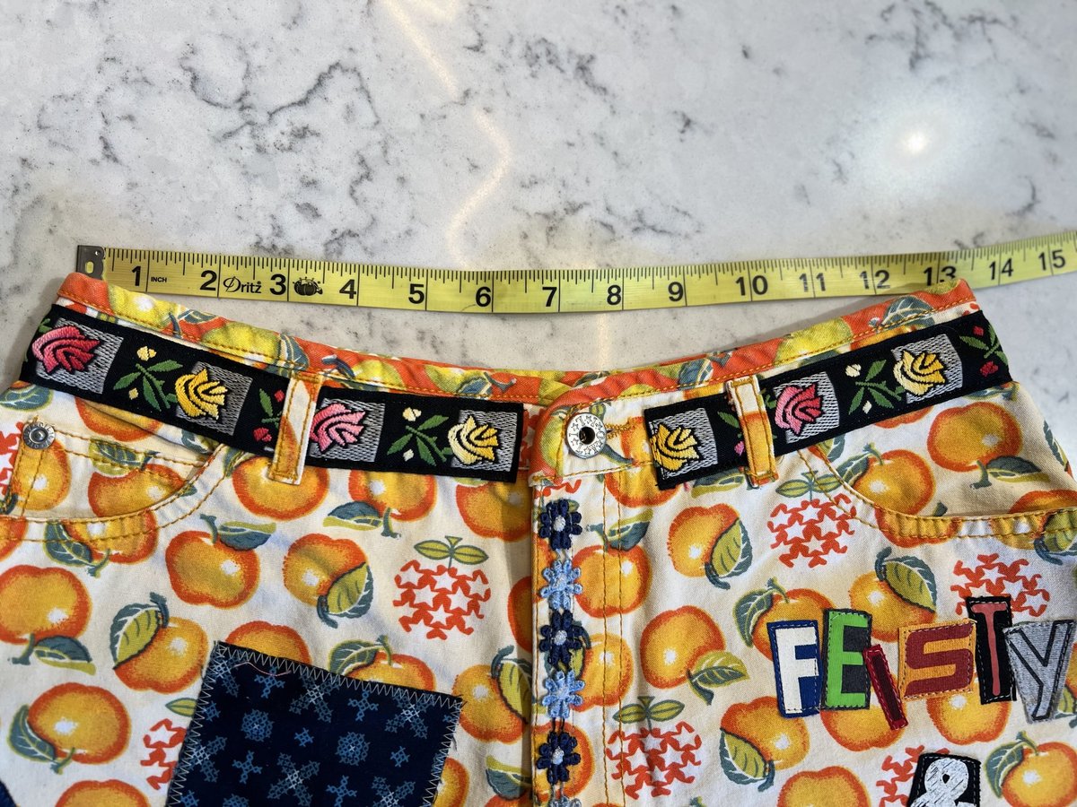 Non compliant upcycled patchwork collage shorts