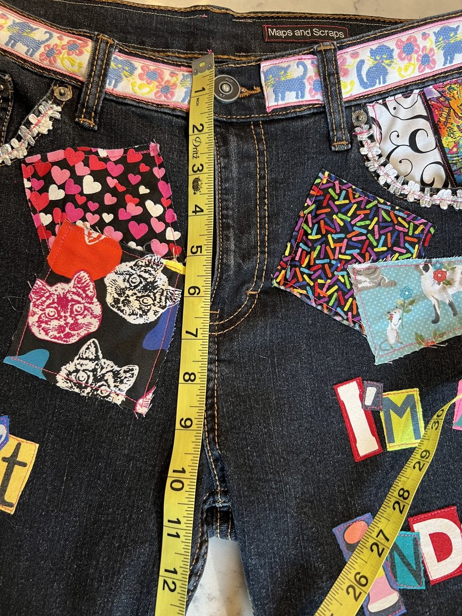 Indoor cat patchwork collage shorts