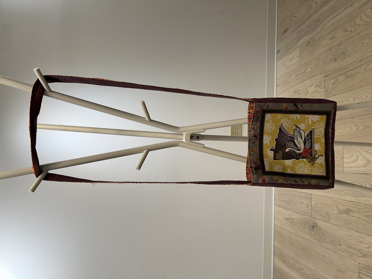 Minnesota swan and frog crossbody bag