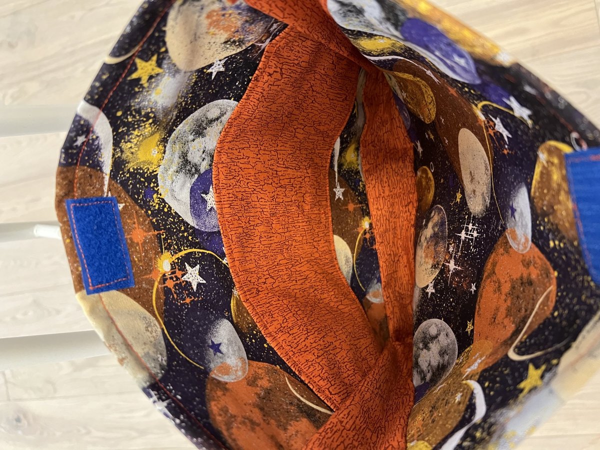 Space Mickey tshirt crossbody bag 