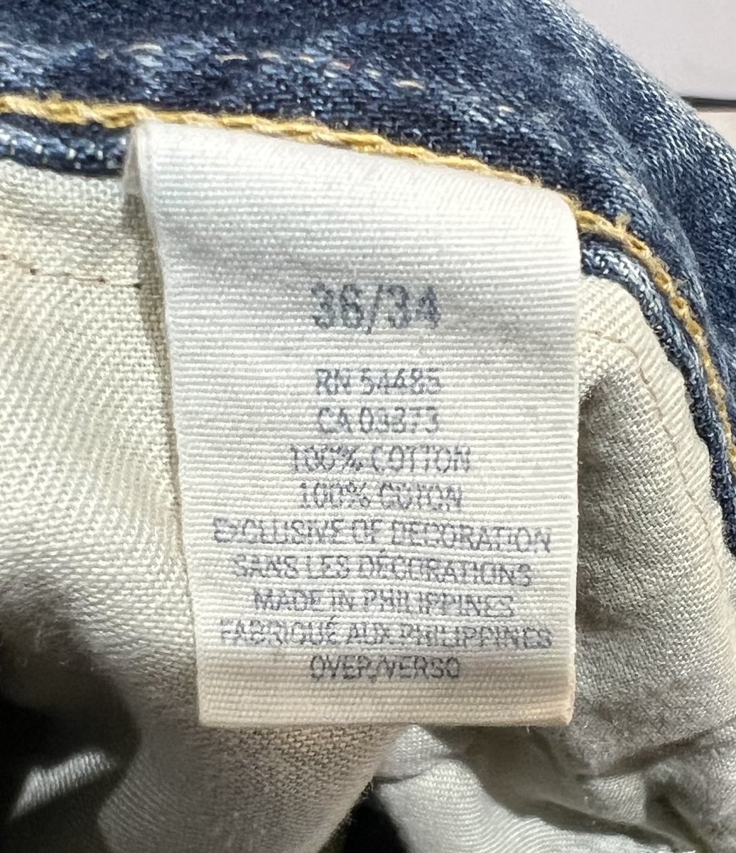 Number collage jeans