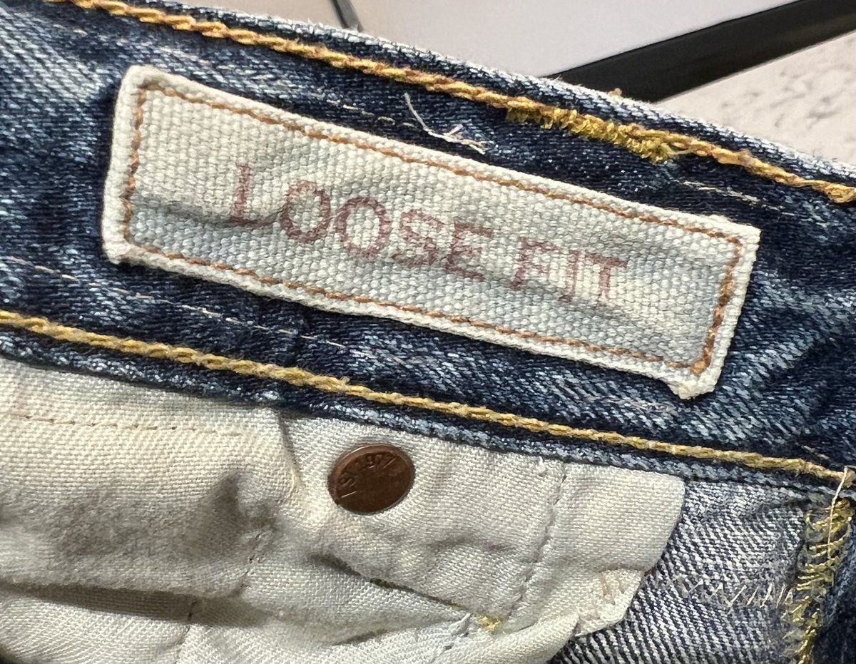 Number collage jeans