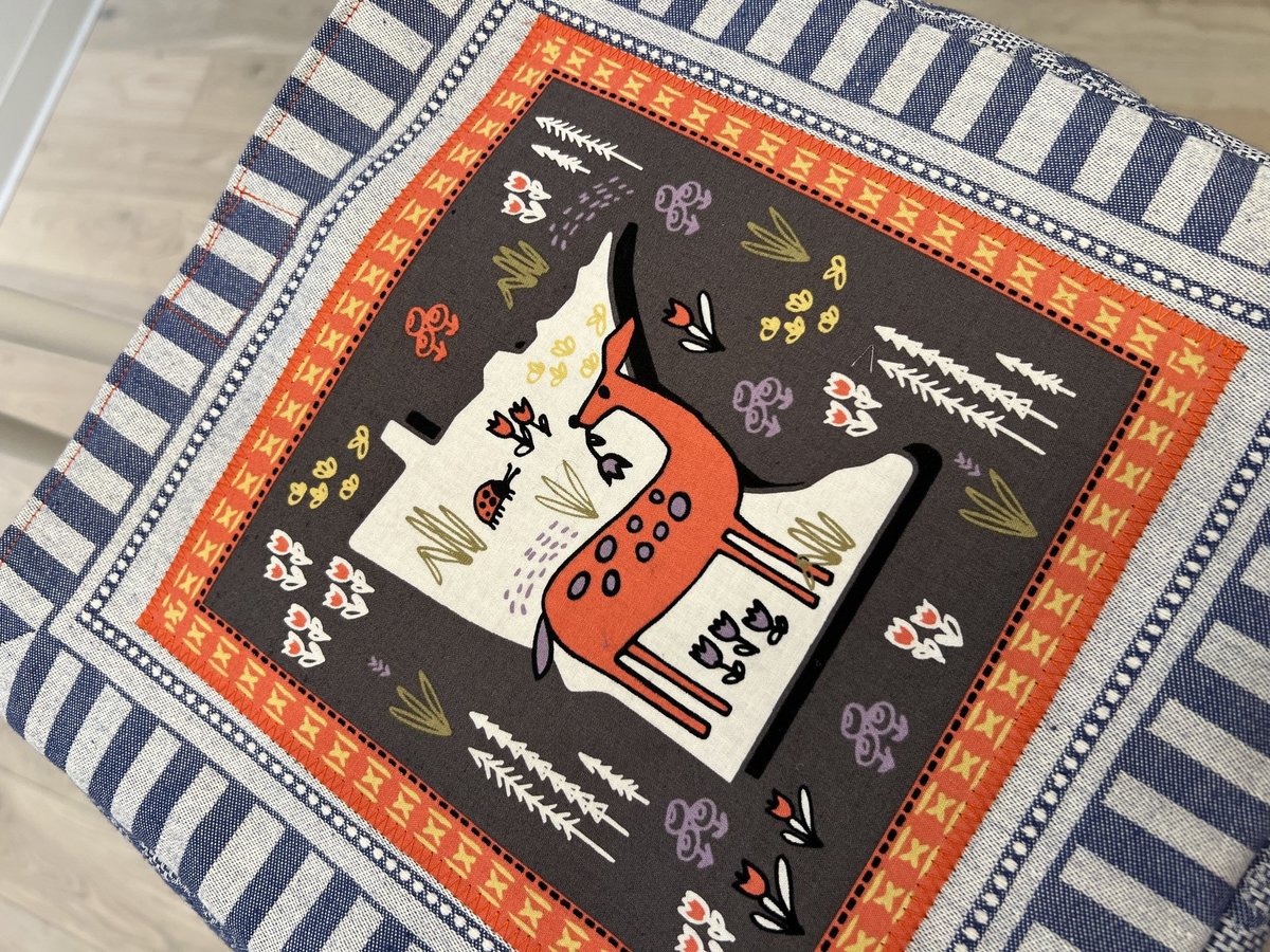 Minnesota deer and ladybug crossbody bag 