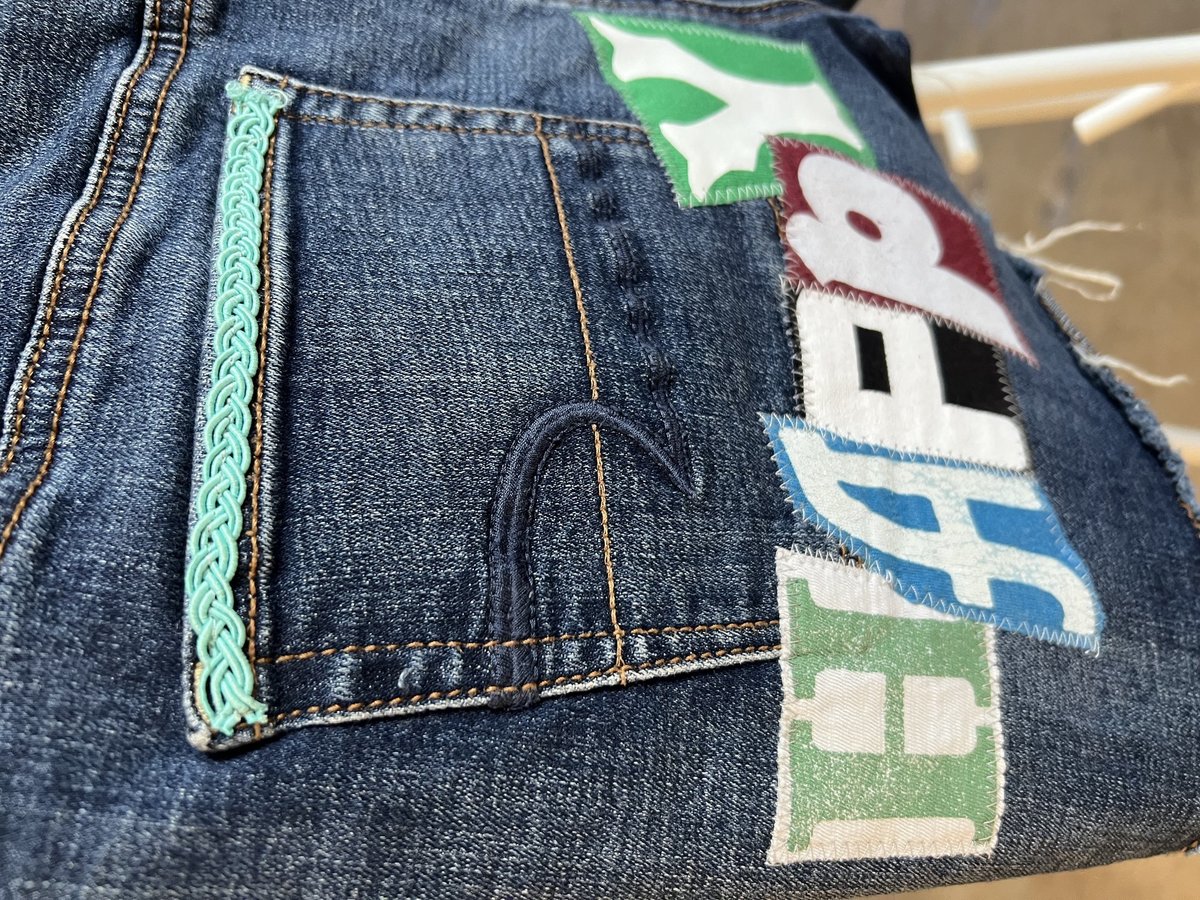 Happy Roo pirate altered shorts