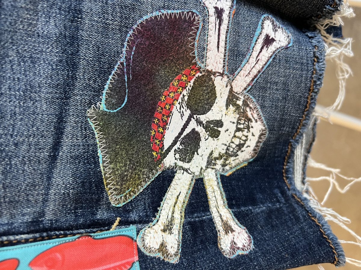 Happy Roo pirate altered shorts