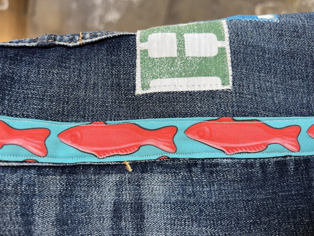 Happy Roo pirate altered shorts