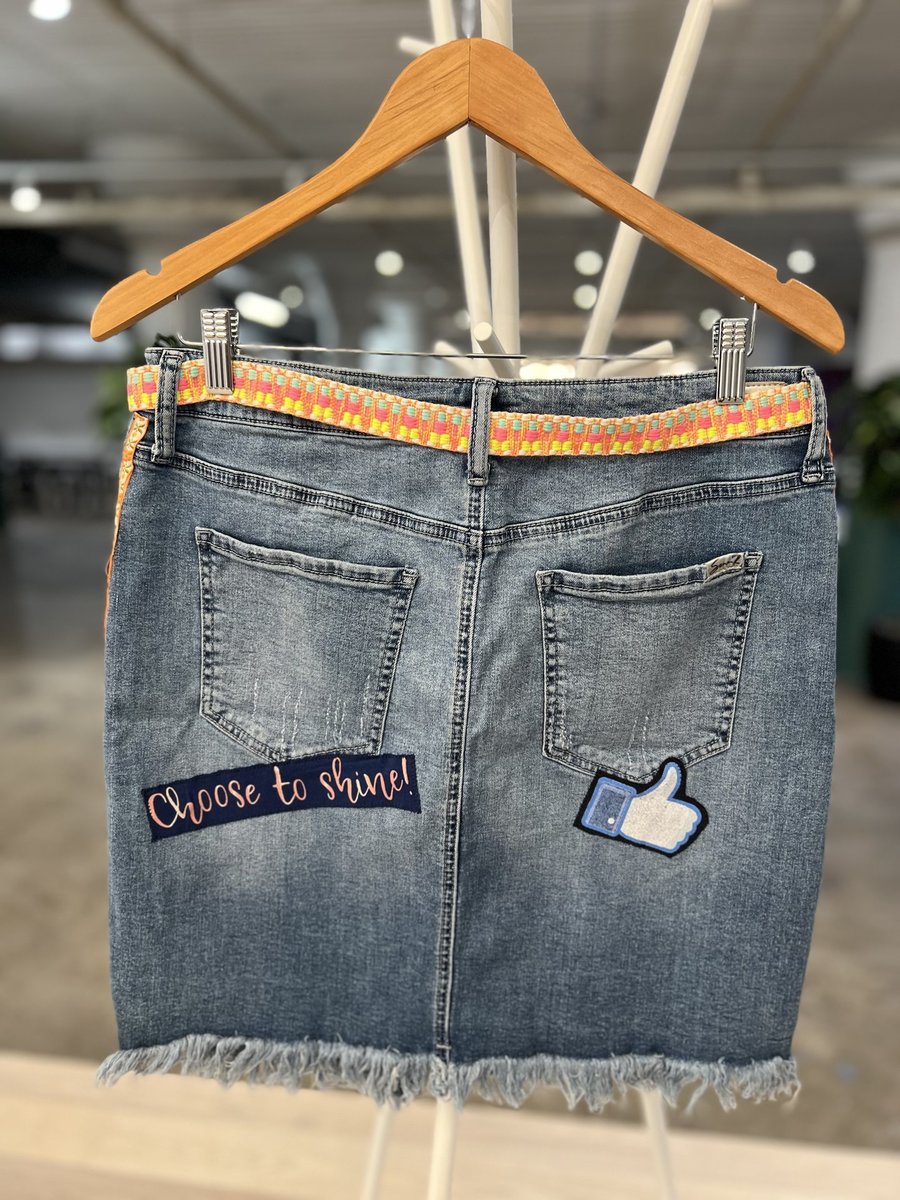 Choose to shine altered skirt