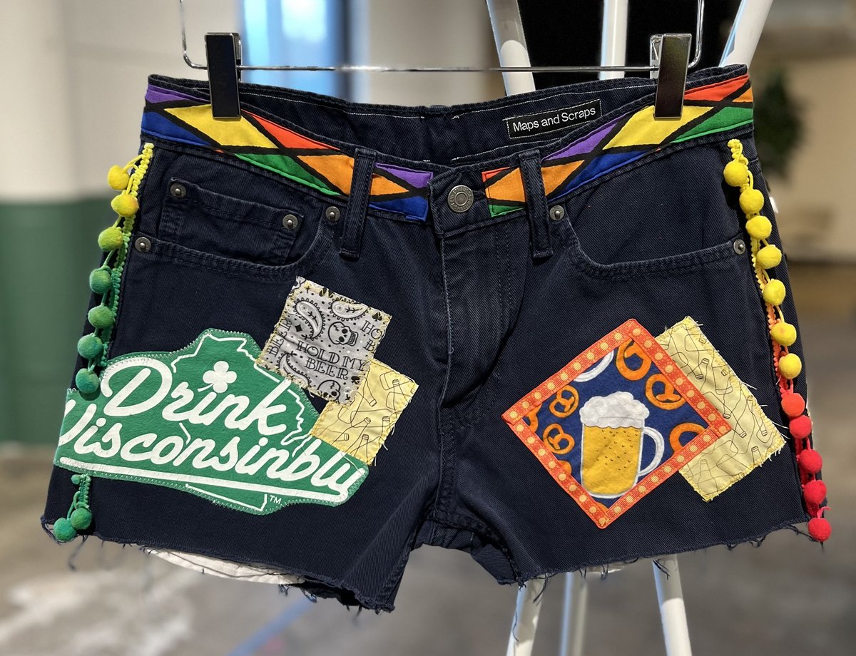 Drink Wisconsibly altered shorts