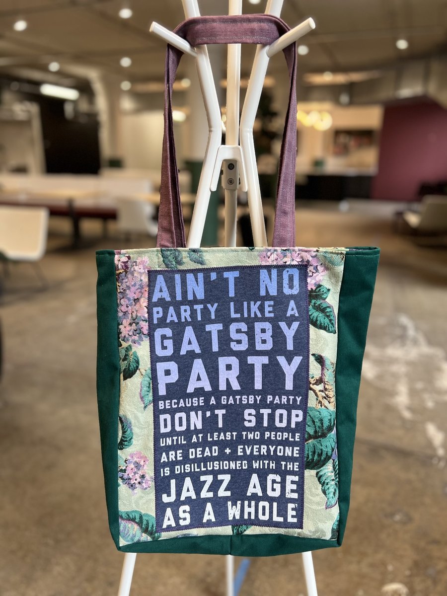 Great Gatsby Tshirt market bag