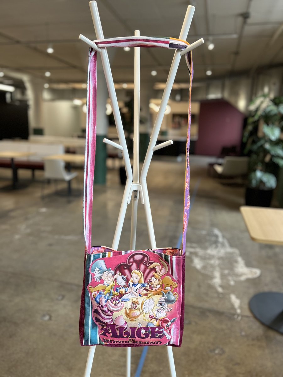Alice in Wonderland tshirt crossbody bag 