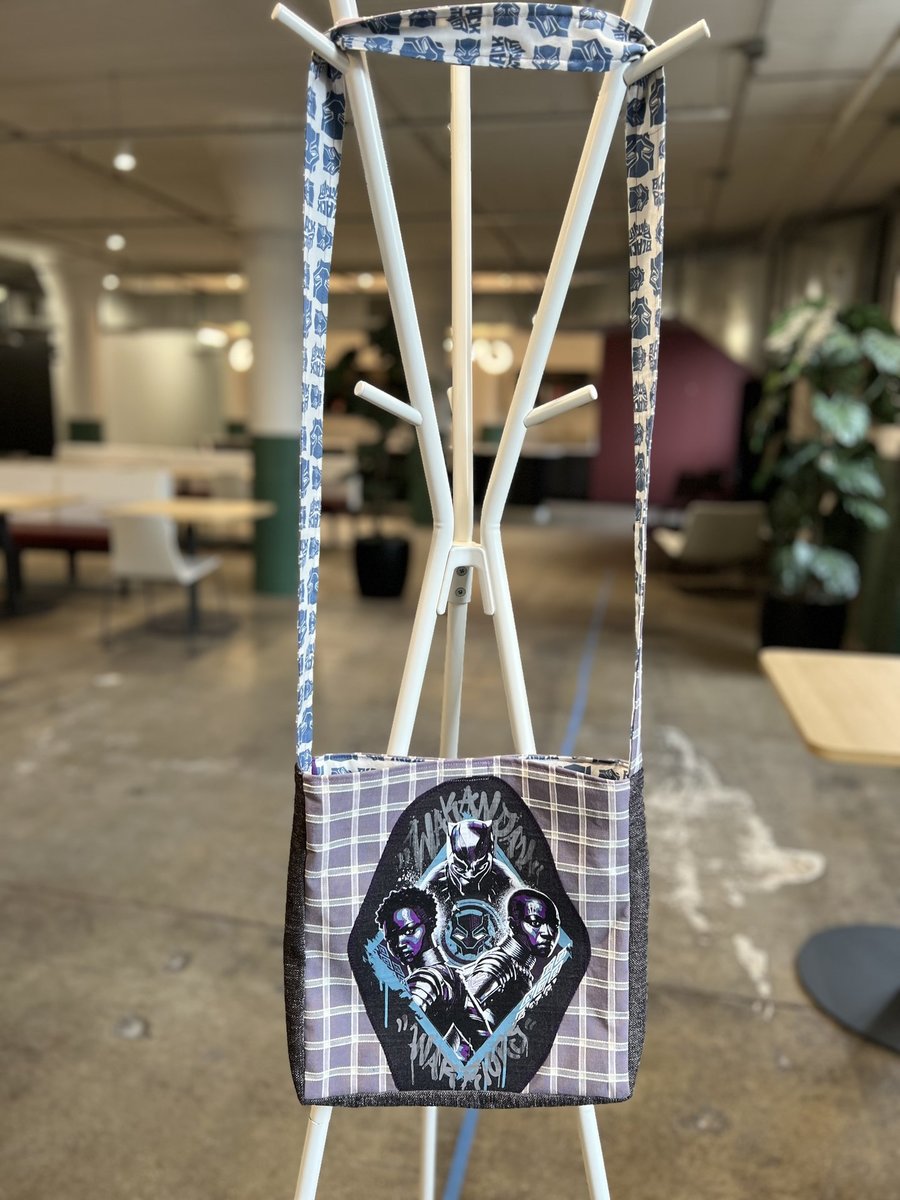 Black Panther tshirt crossbody bag 