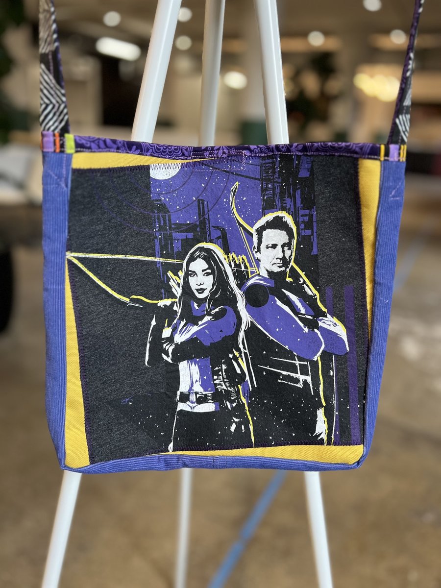 Hawkeye and Kate Bishop tshirt crossbody bag