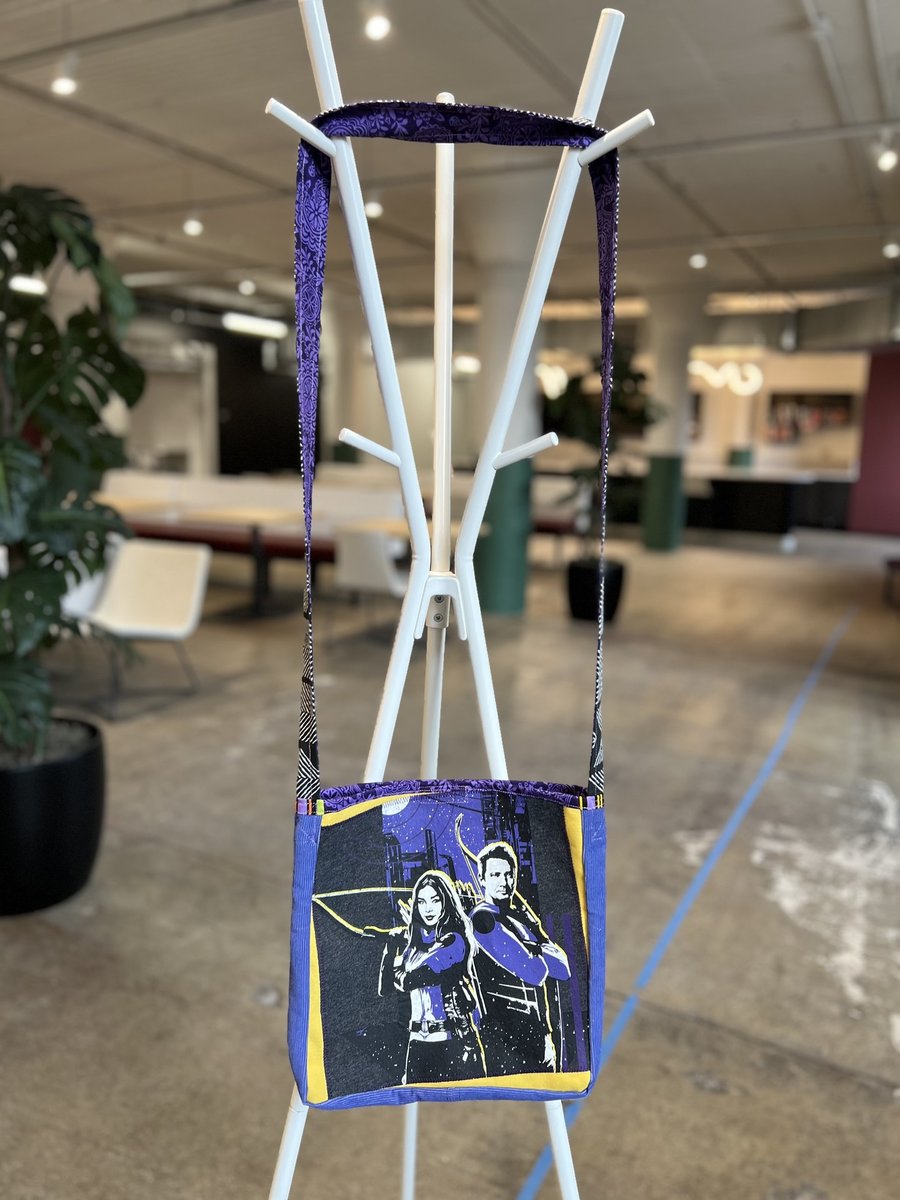 Hawkeye and Kate Bishop tshirt crossbody bag