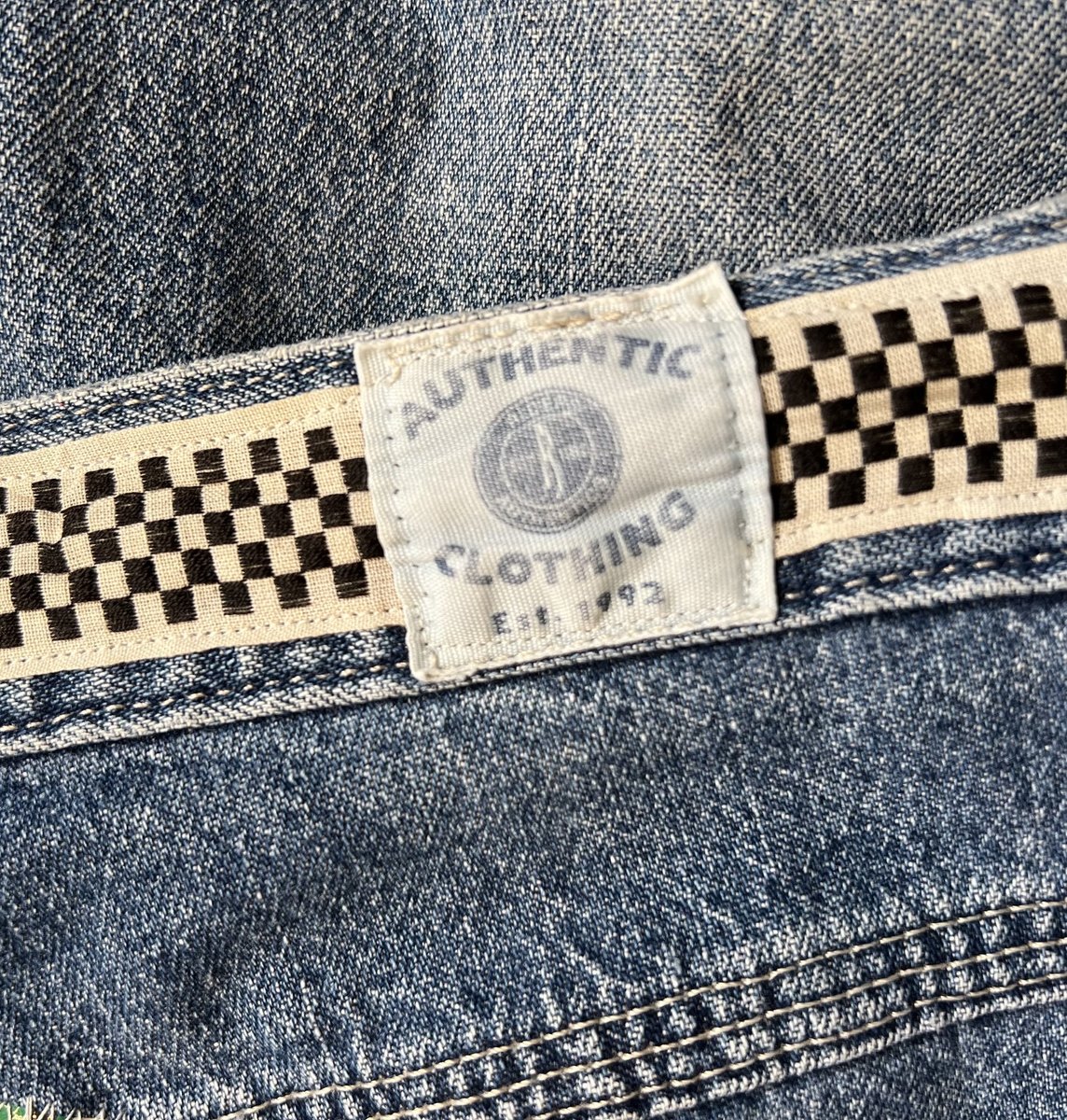 Garbage pants custom Upcycled patchwork jeans