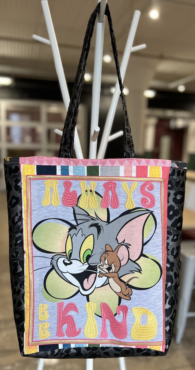Tom and Jerry tshirt market bag