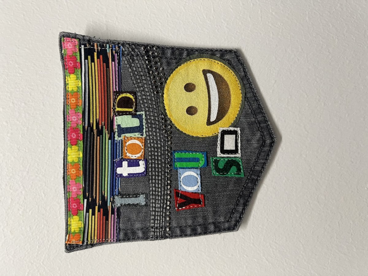 I told you so original collage patch 