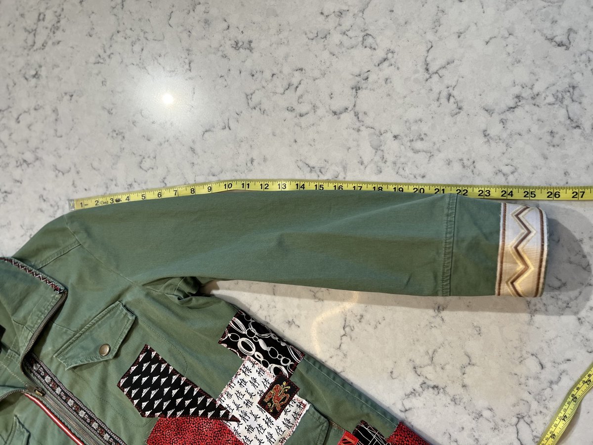 Attack on Titan Captain Levi upcycled patchwork collage jacket