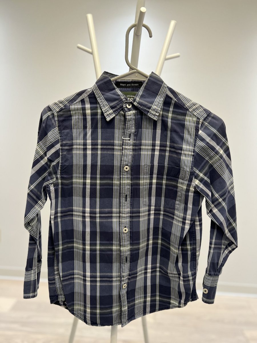 Hogwarts crest altered shirt kids M blue