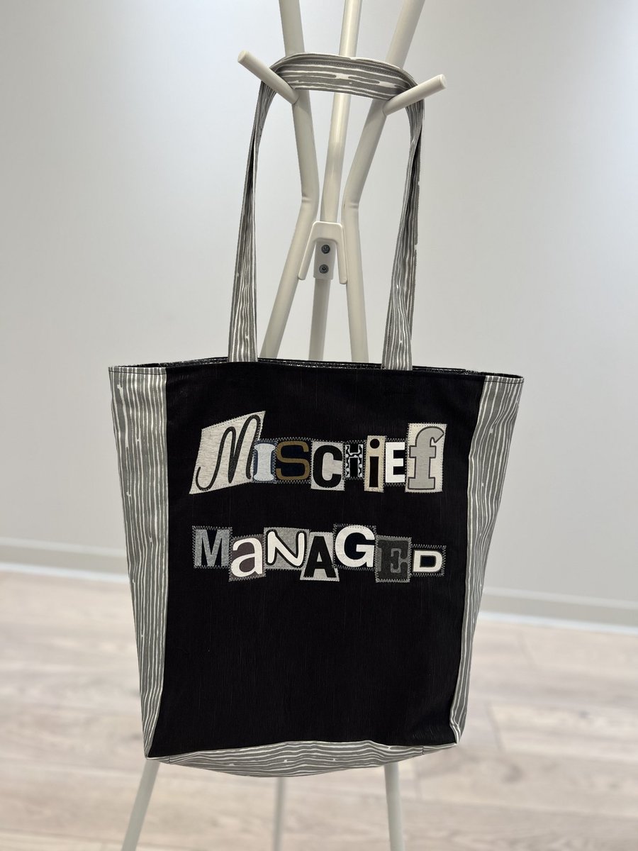 Marauder’s map tshirt market bag gray