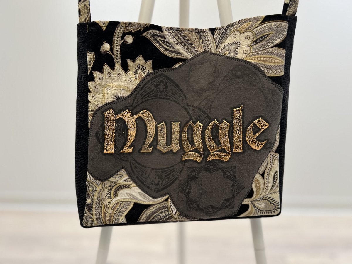 Muggle tshirt crossbody bag 