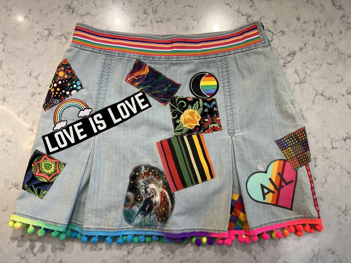 Love is love altered skirt