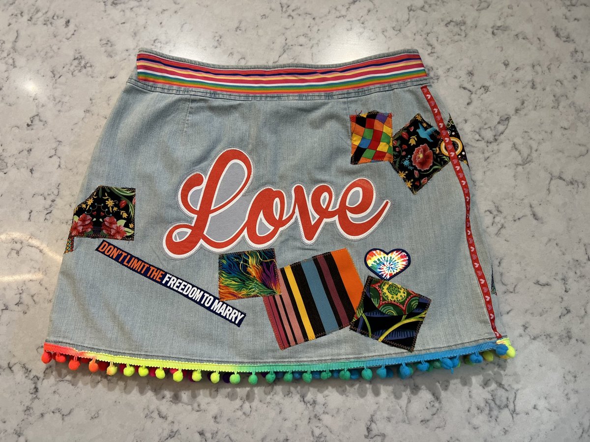 Love is love altered skirt