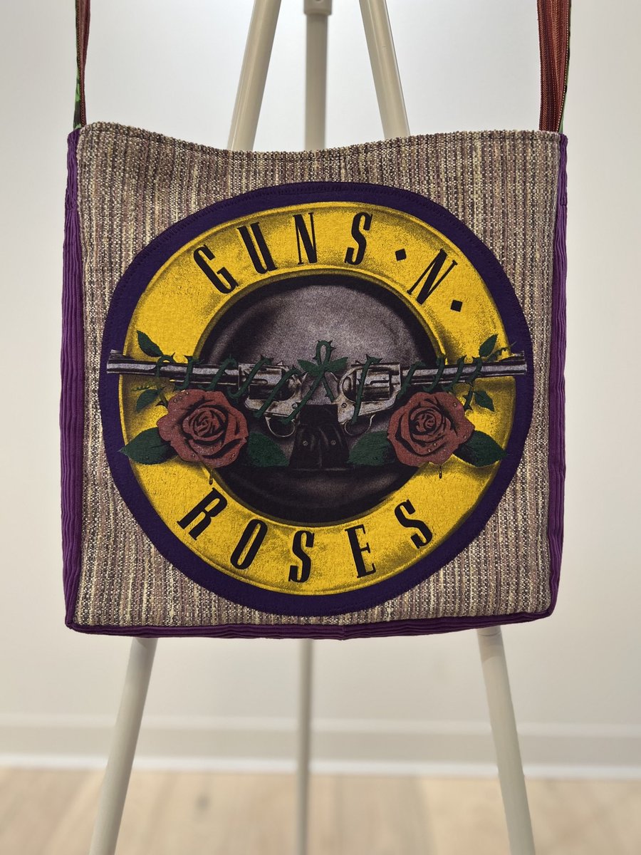 Guns N’ Roses tshirt crossbody bag 