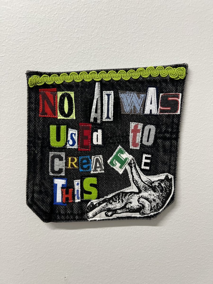 No A.I. Art collage patch