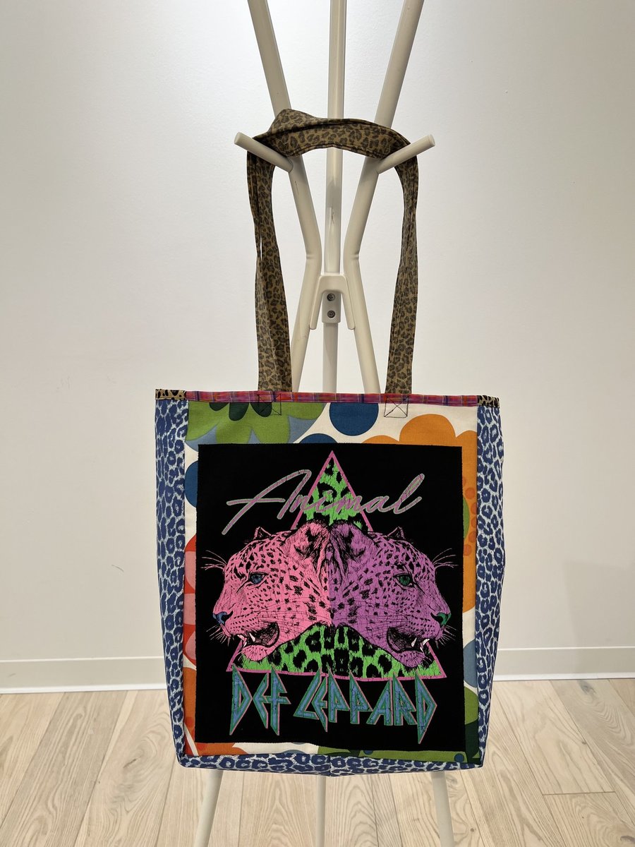 Def Leppard tshirt market bag
