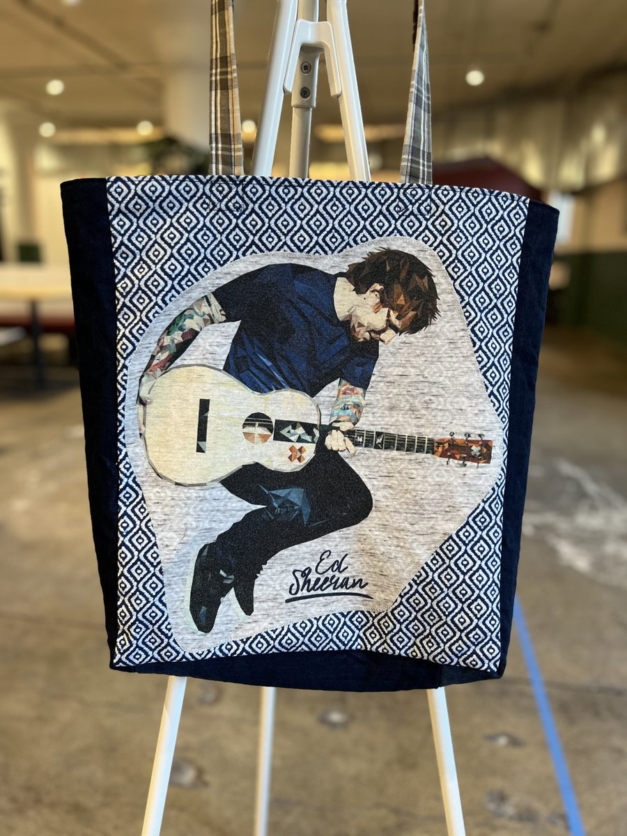 Ed Sheeran tshirt market bag