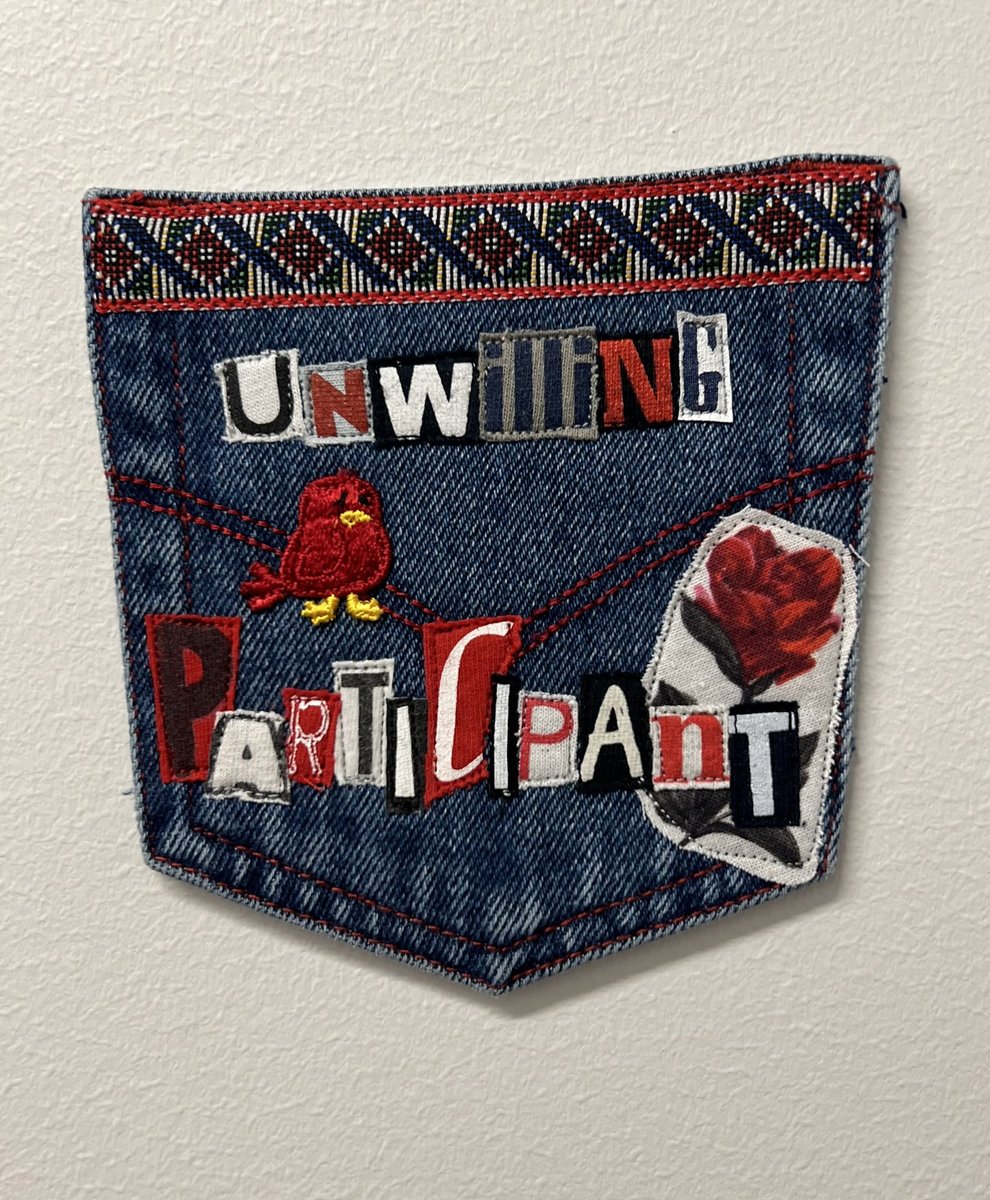 Unwilling art collage patch