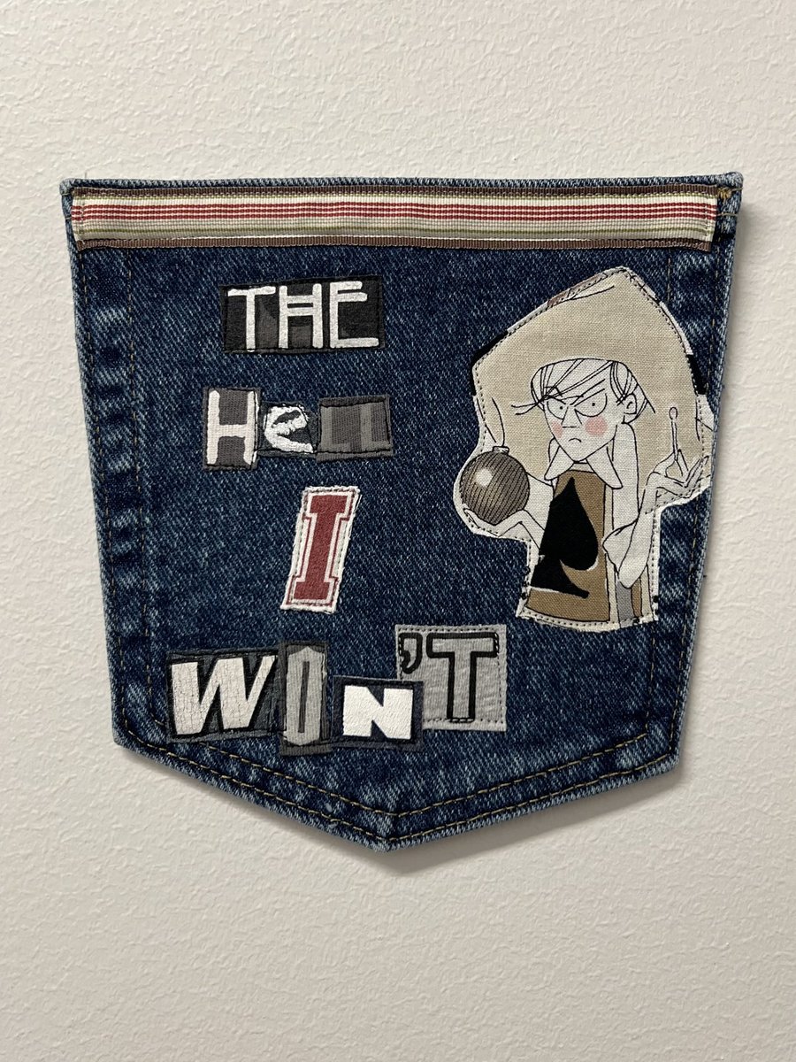 Hell I won’t at collage patch