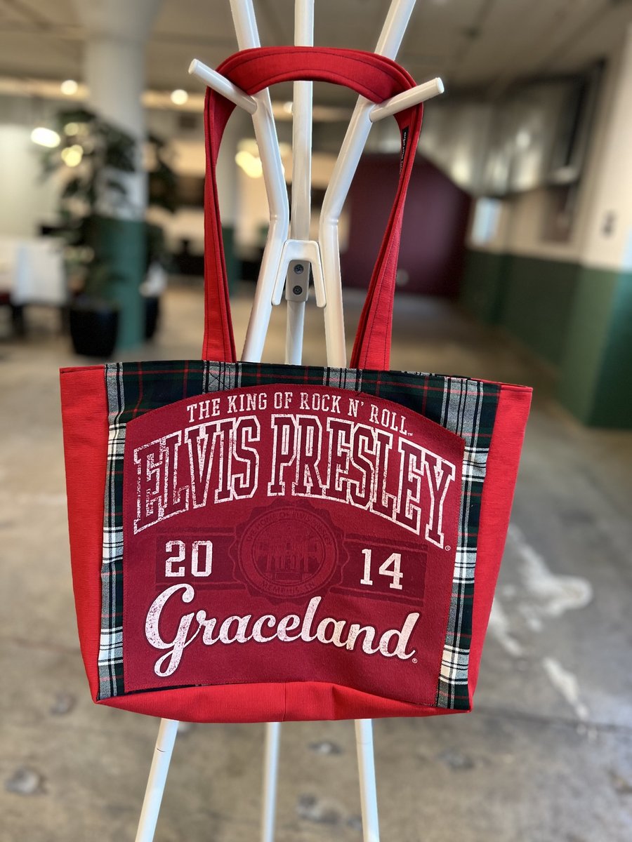 Elvis tshirt market bag