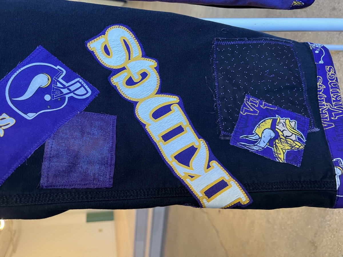 Vikings collage game day jeans