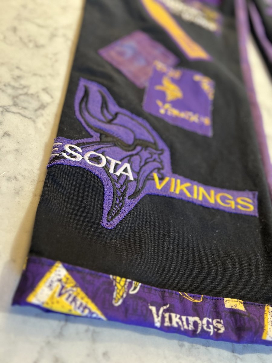 Vikings collage game day jeans