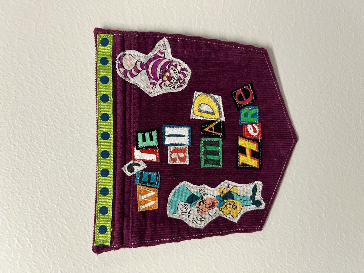 All mad collage patch