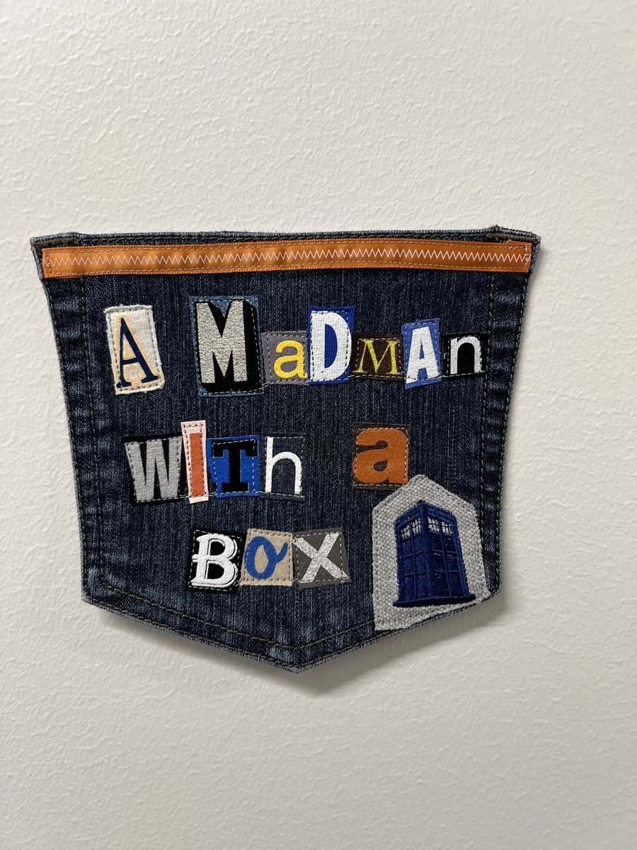 Madman collage patch