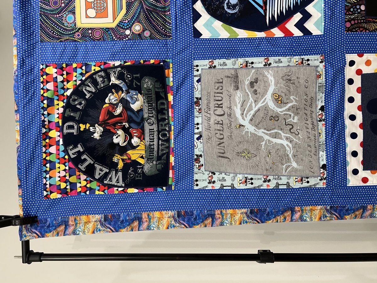 Disney World tshirt blanket