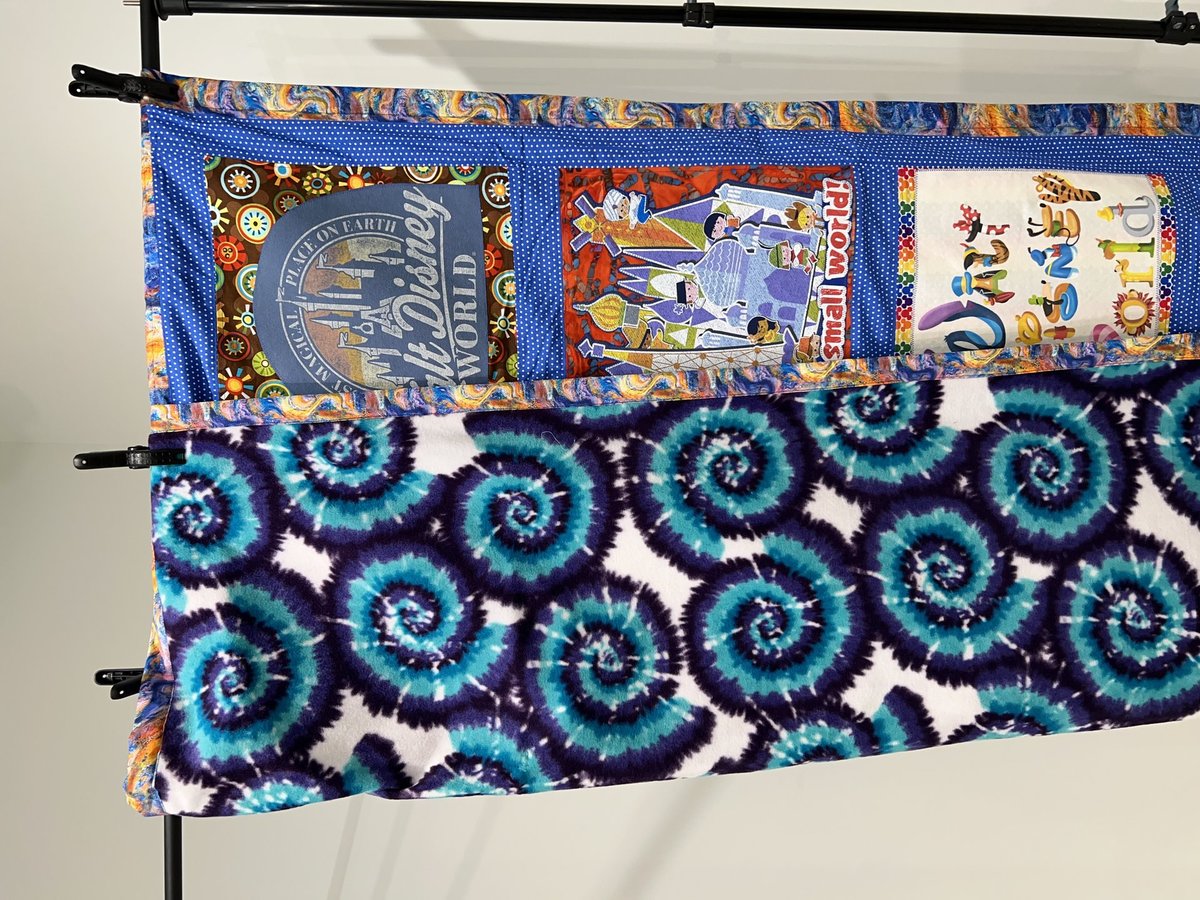 Disney World tshirt blanket