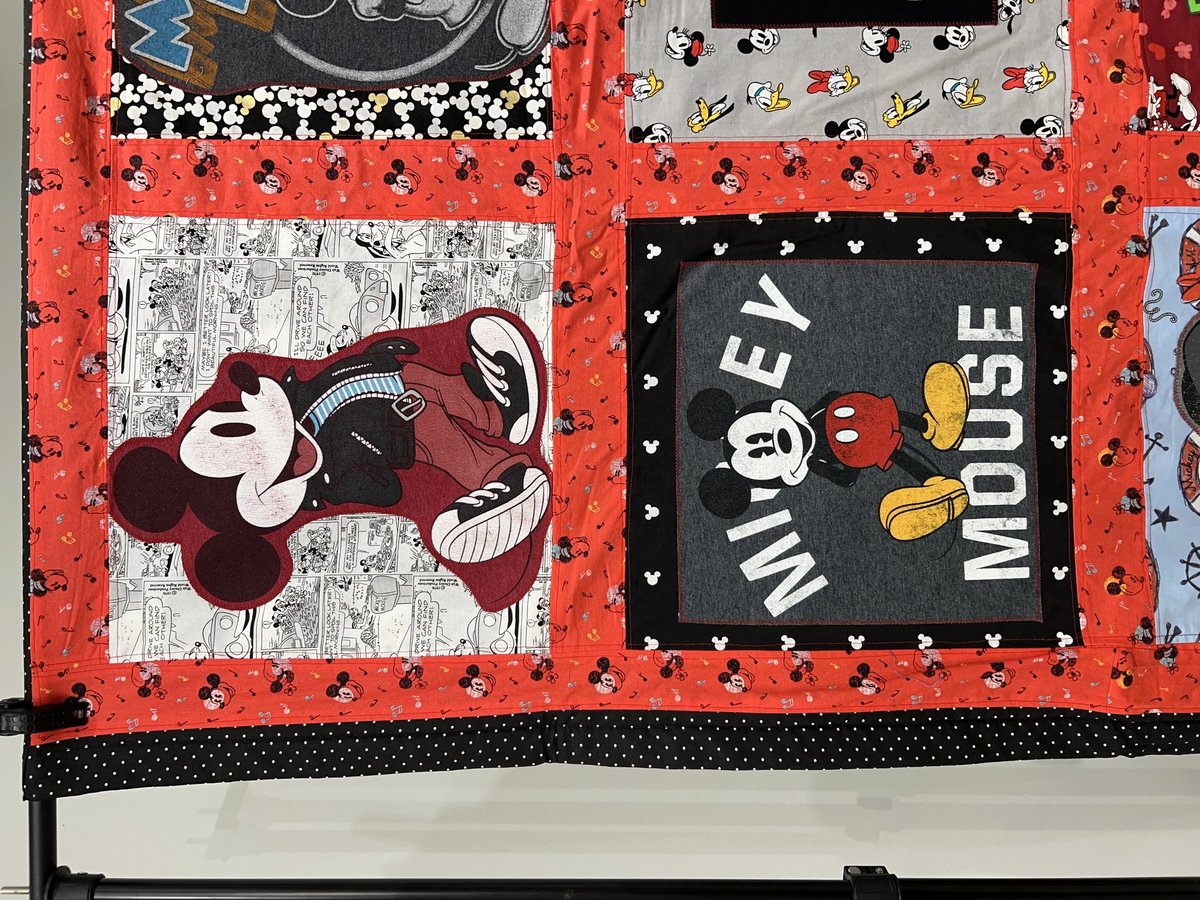 Mickey Mouse tshirt blanket