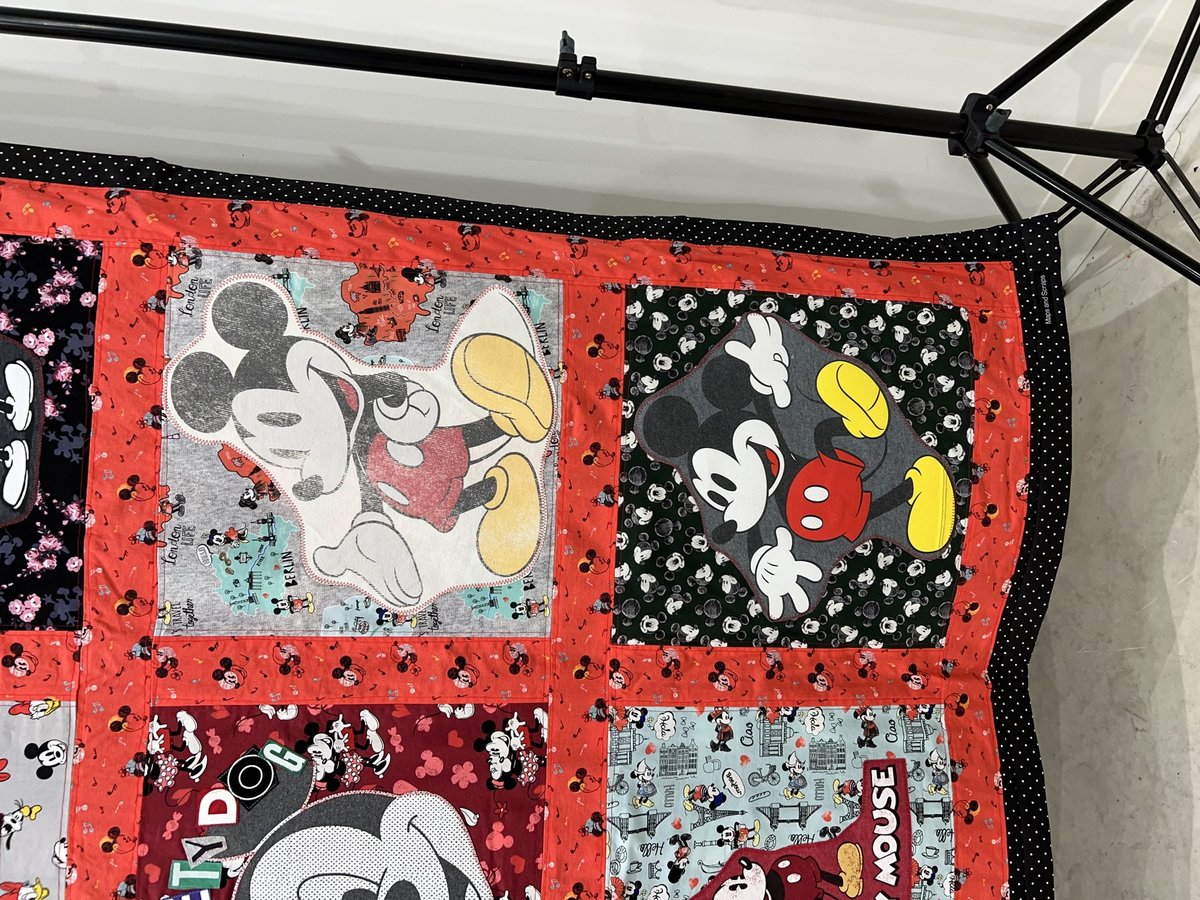 Mickey Mouse tshirt blanket