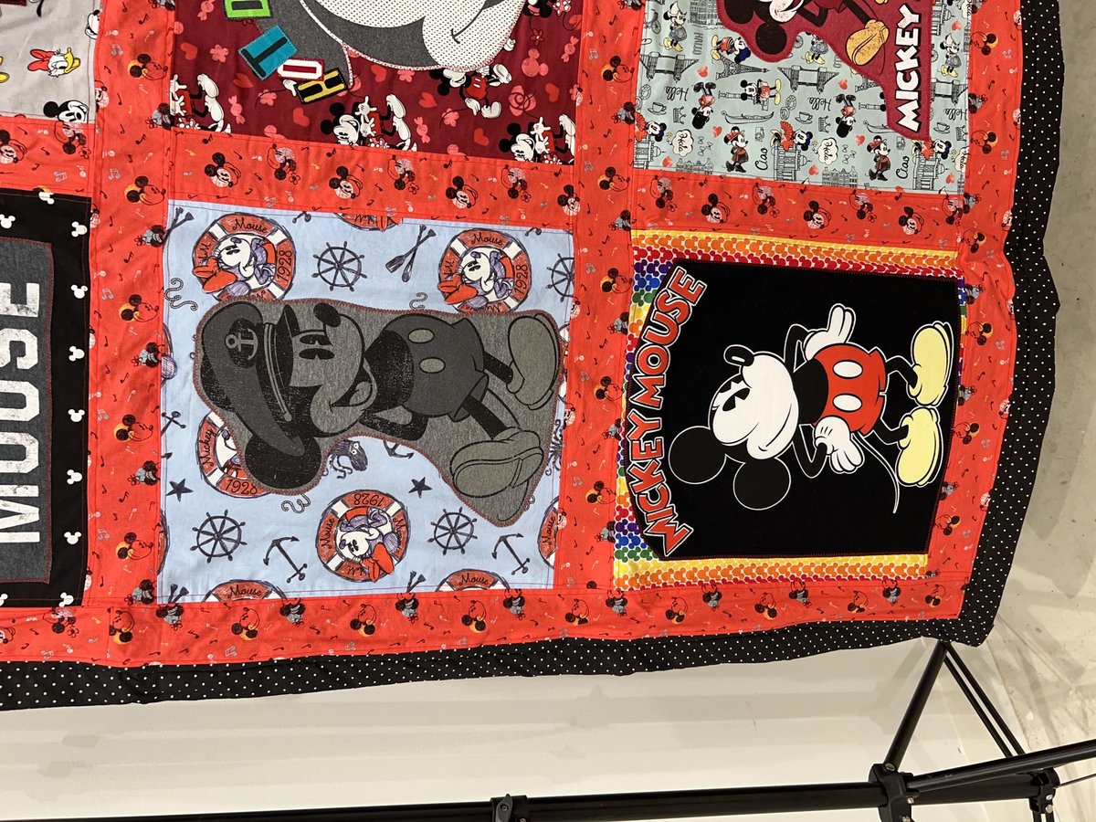 Mickey Mouse tshirt blanket