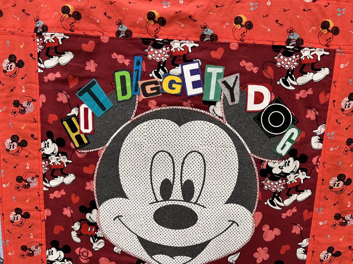 Mickey Mouse tshirt blanket