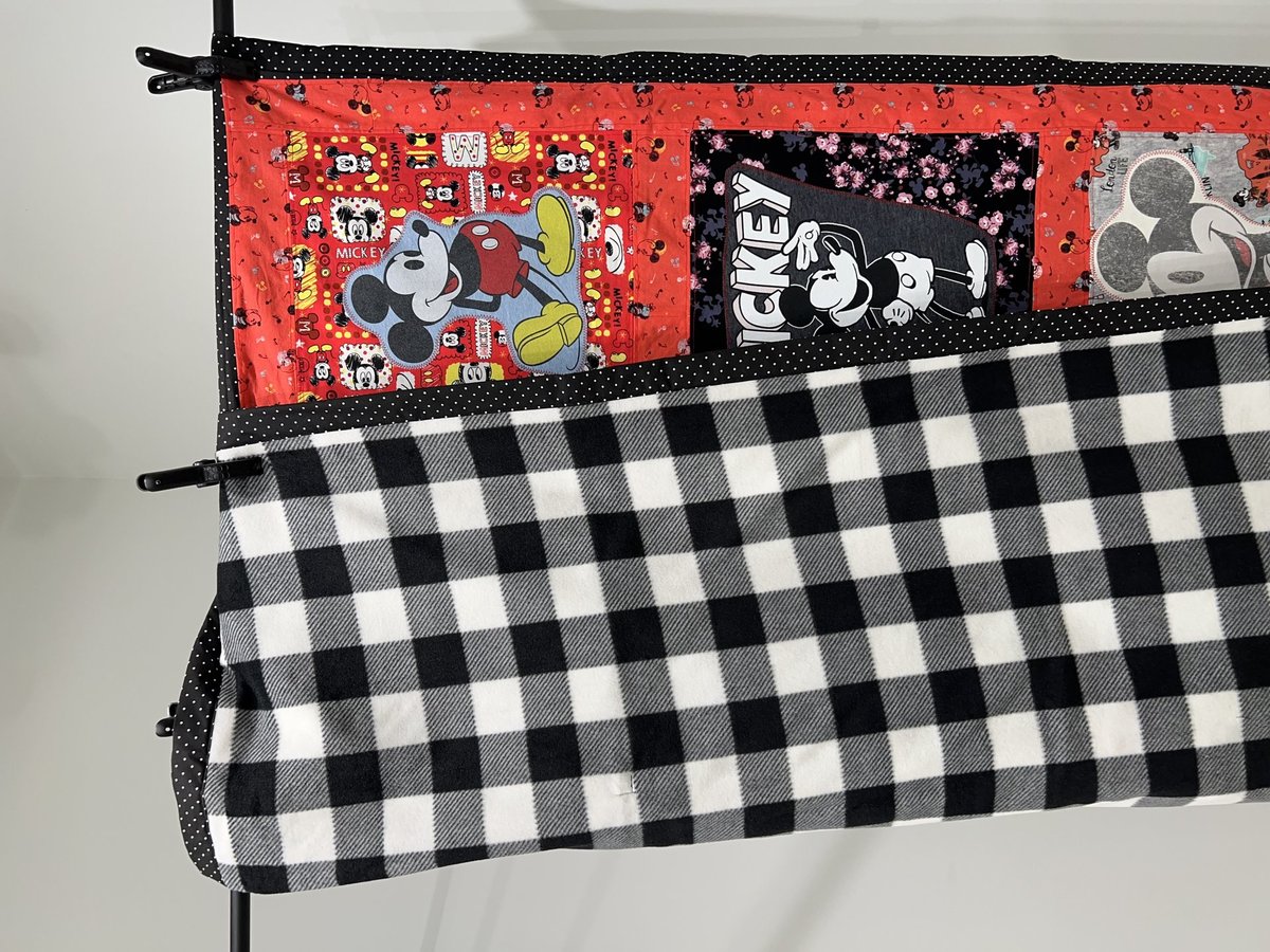 Mickey Mouse tshirt blanket