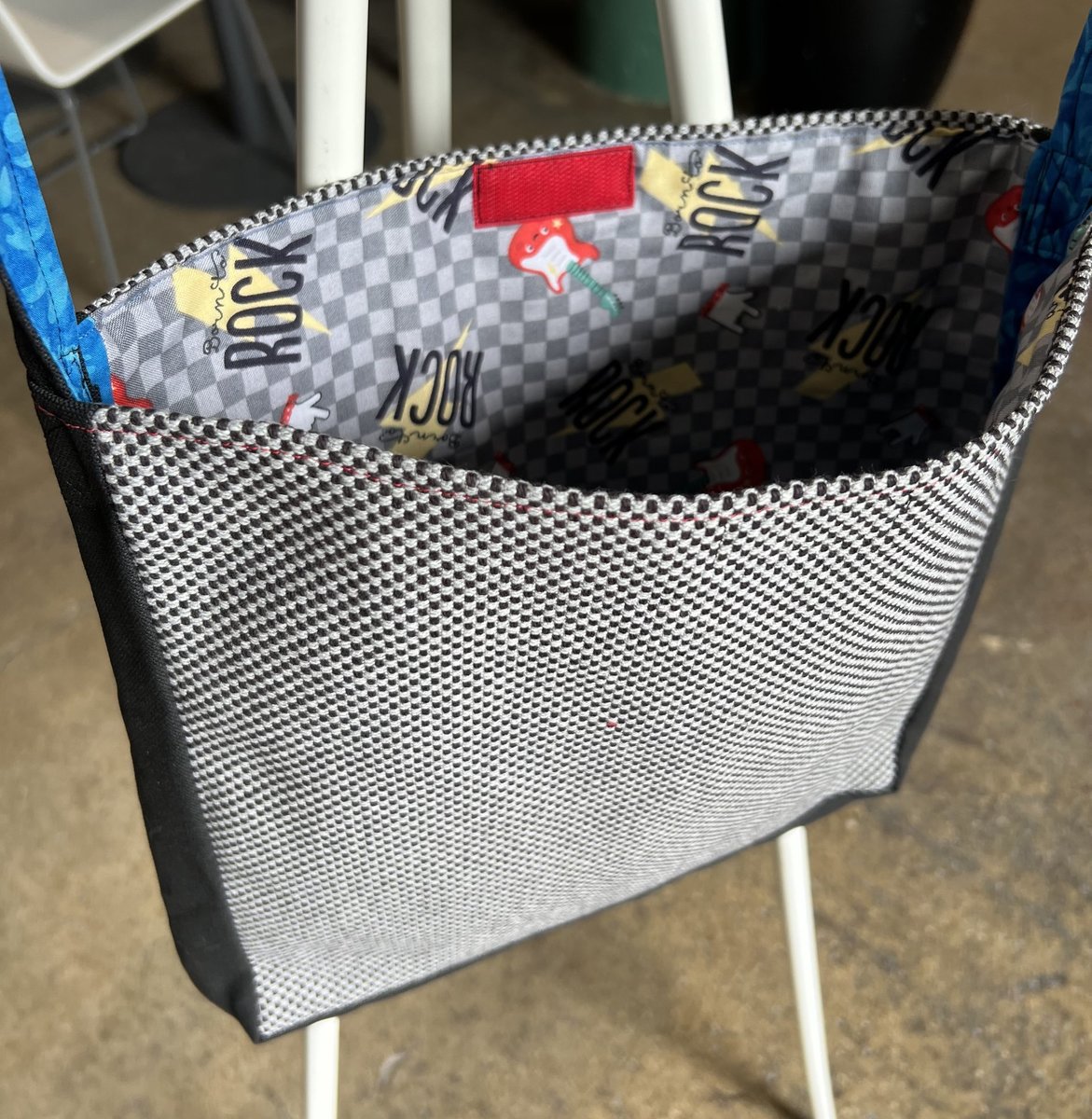 Beatles flag Tshirt crossbody bag