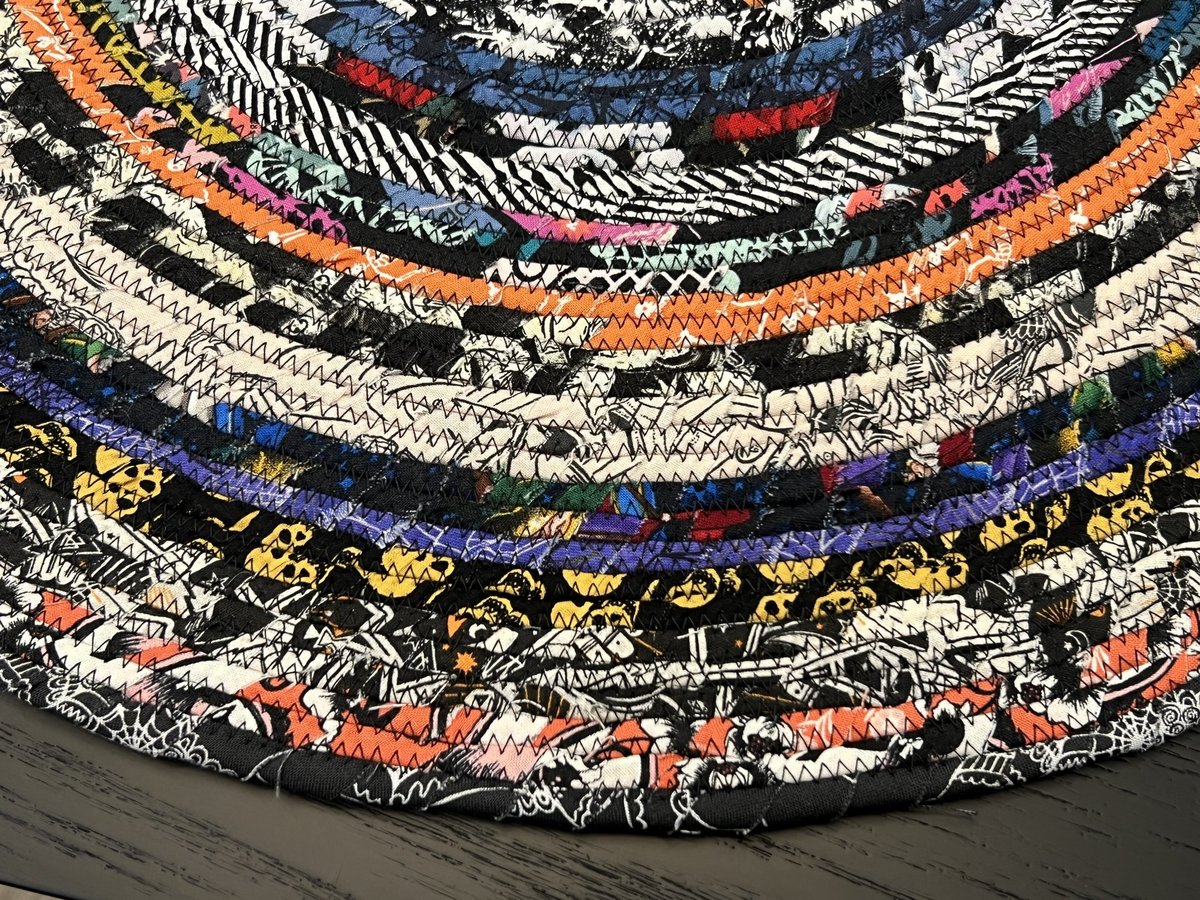 Halloween fabrics rug