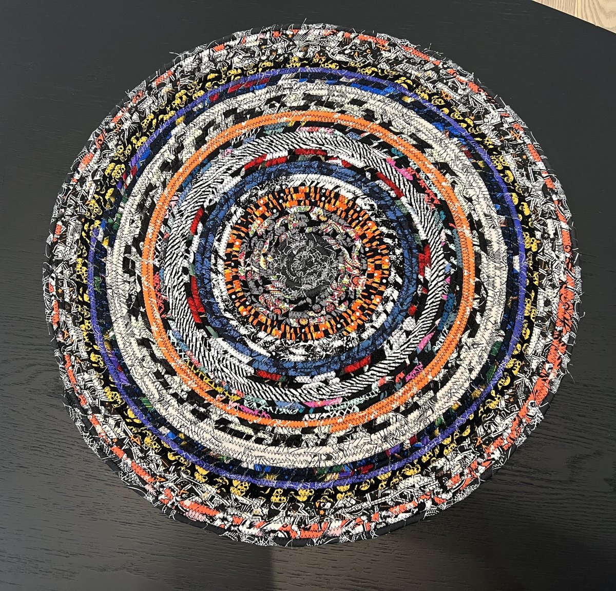 Halloween fabrics rug